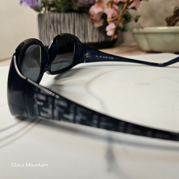SOLD - Fendi Blue Gradient FS5146 Cold Insert Sunglass Rectangular Frames - Picture 3 of 10